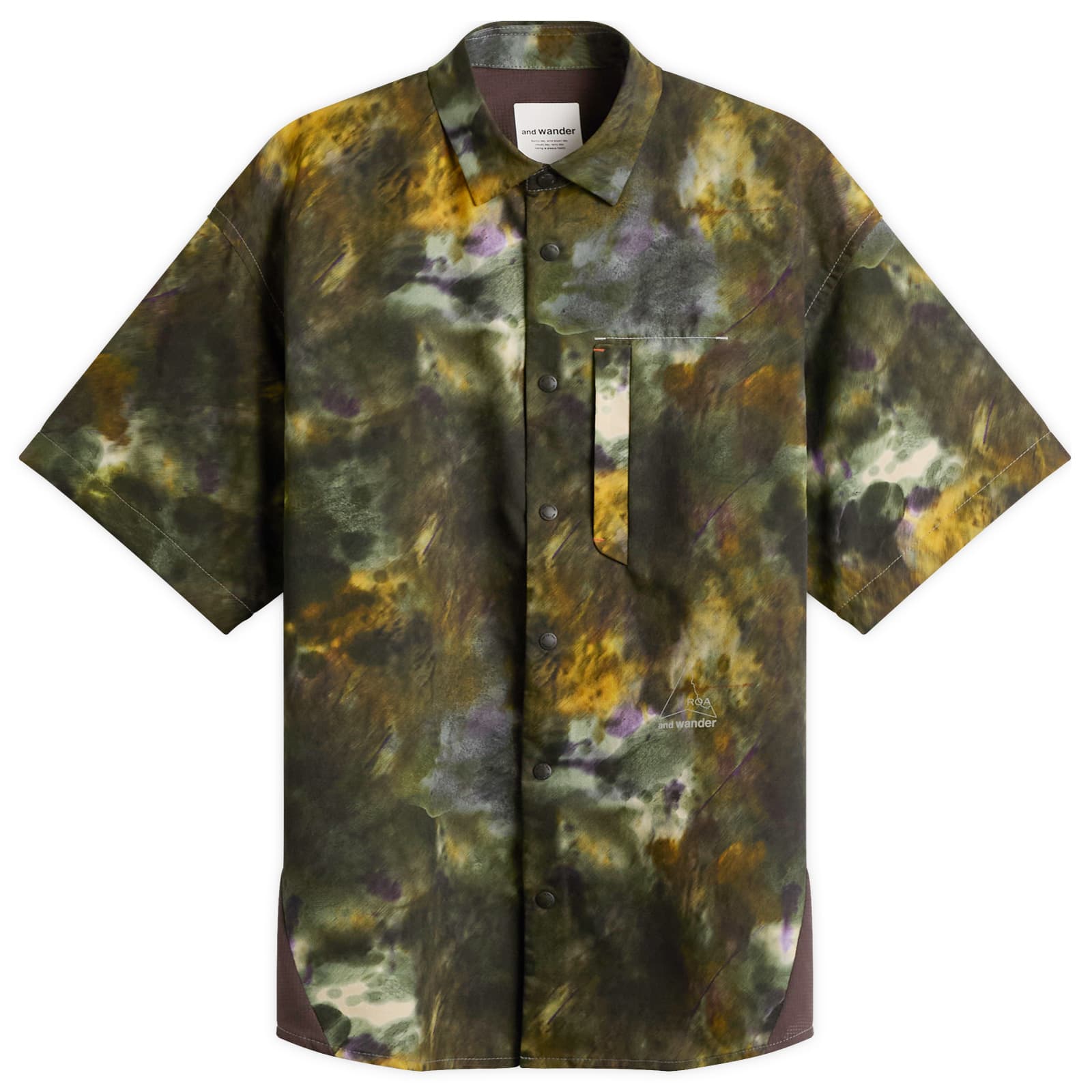 and wander x ROA Printed Breathable Shirt