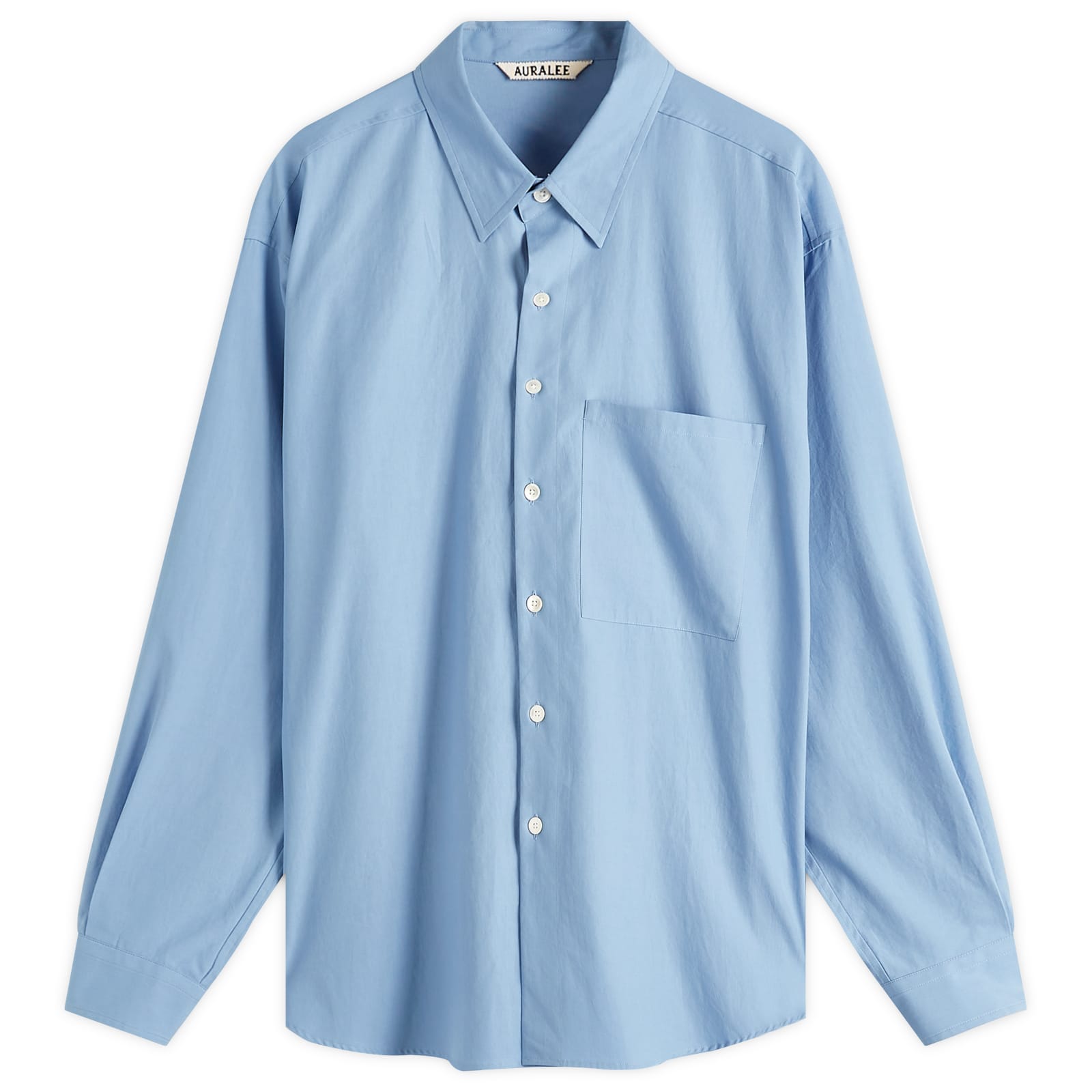 Auralee Washed Finx Twill Big Shirt