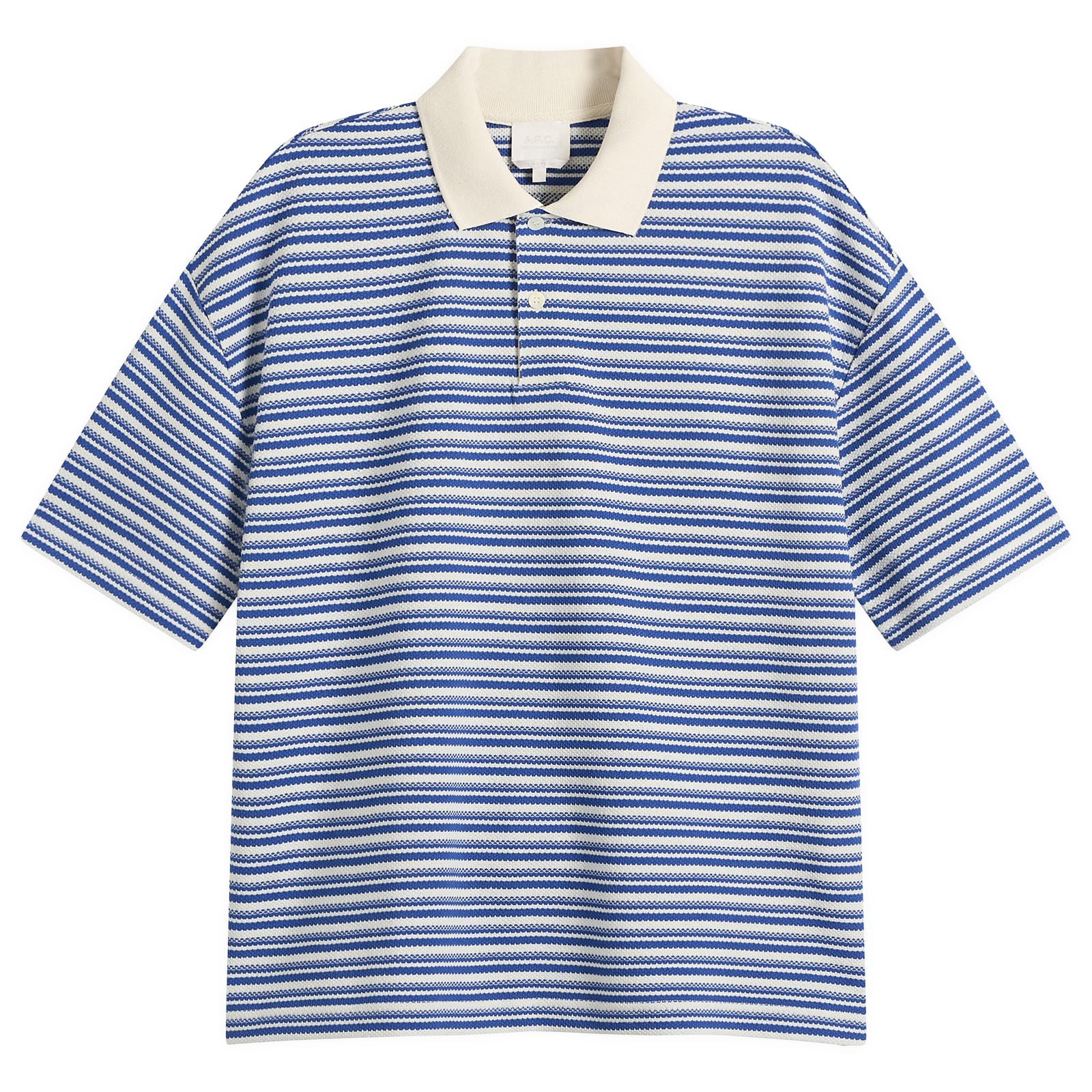 A.P.C. Ruben Jacquard Stripe Polo