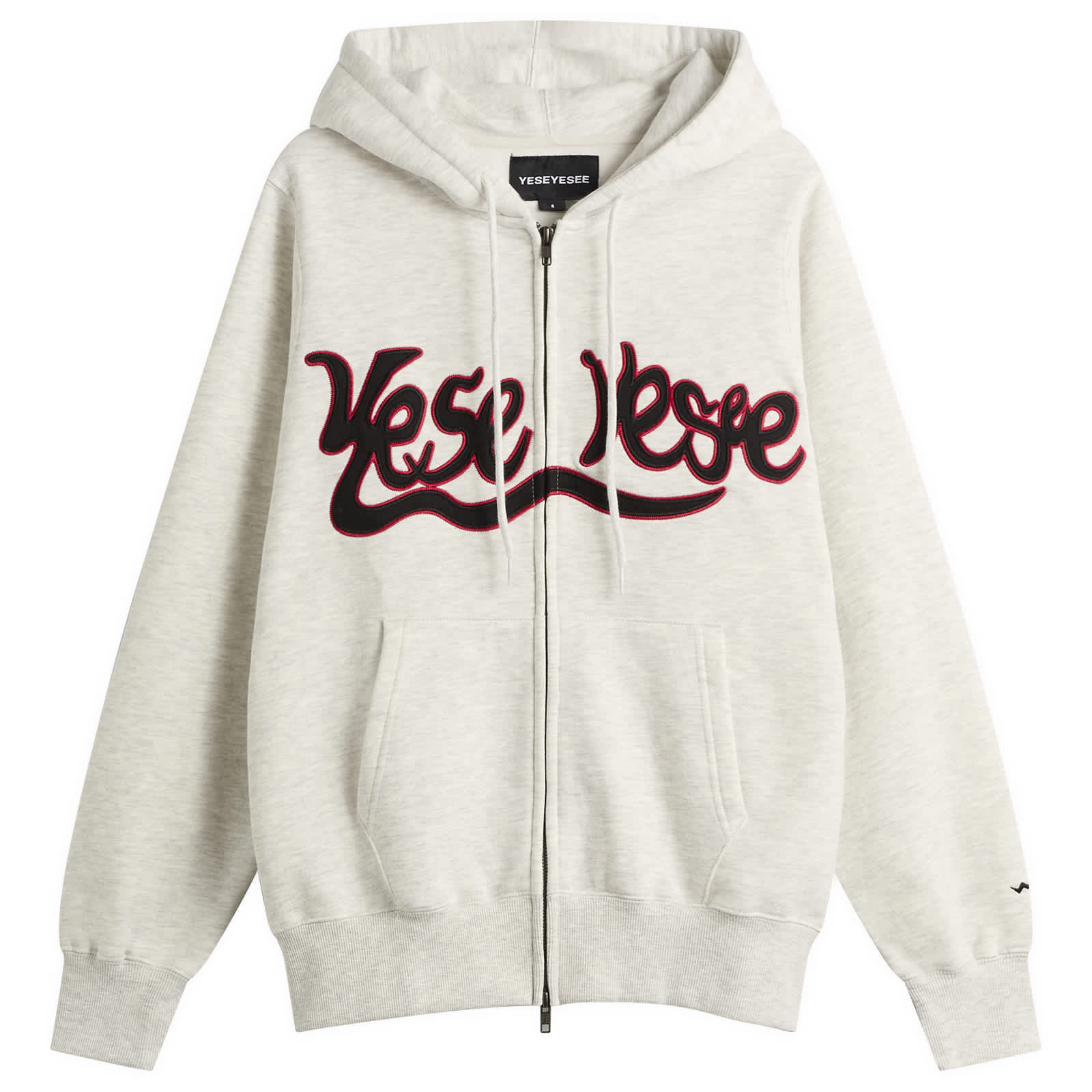 YESEYESEE Y.E.S Snail Logo Zip-up Hoodie
