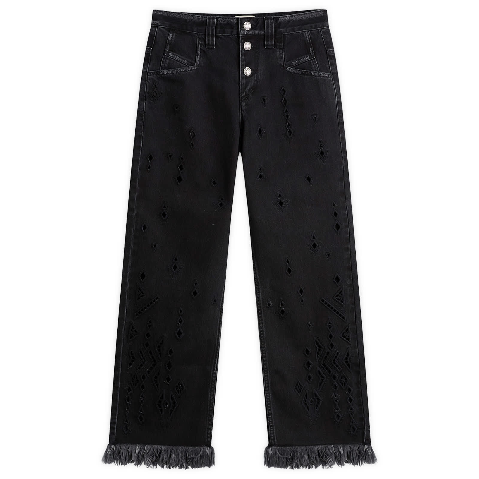 Isabel Marant Amia Embroidered Jeans