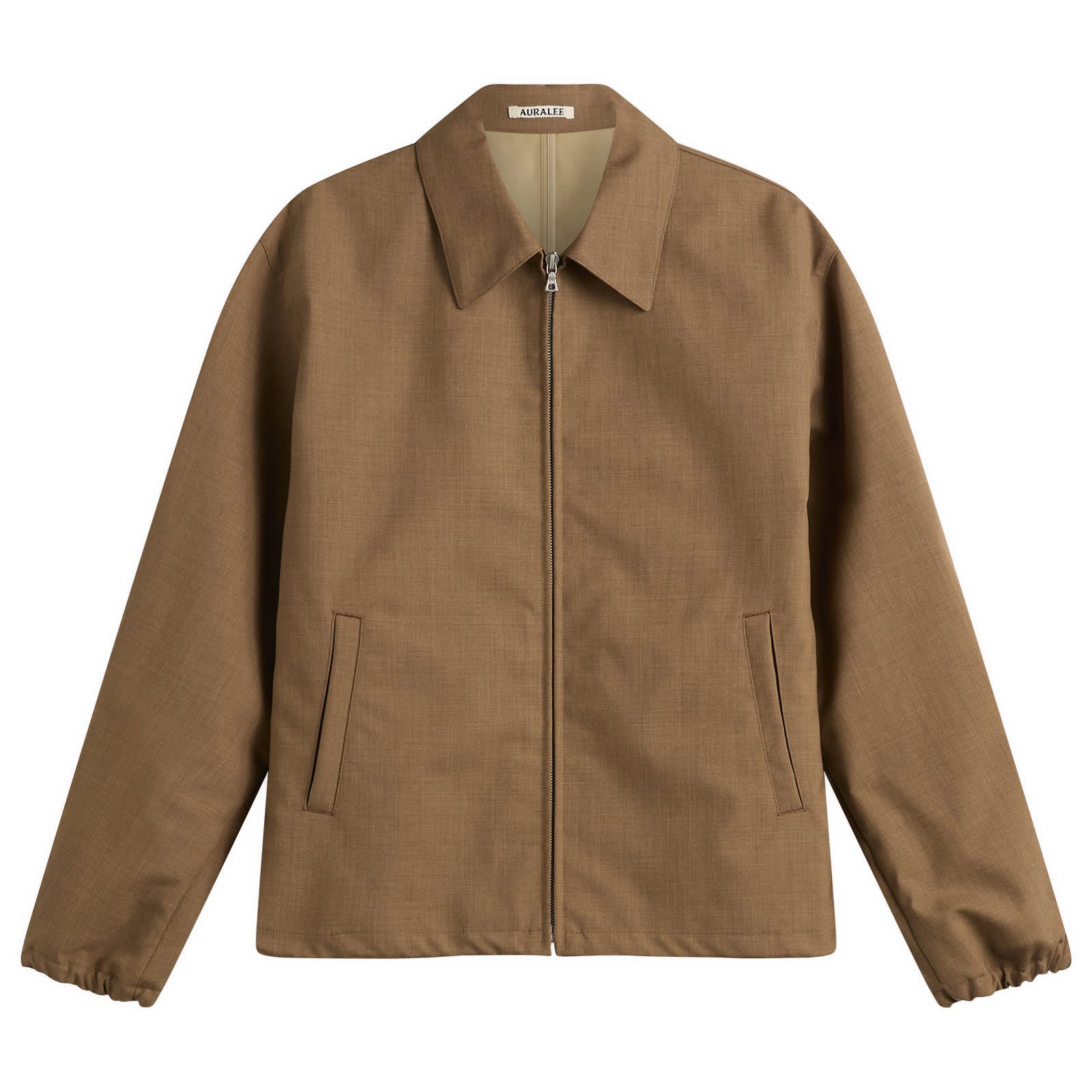  Auralee Bonded Tropical Wool Zip Blouson