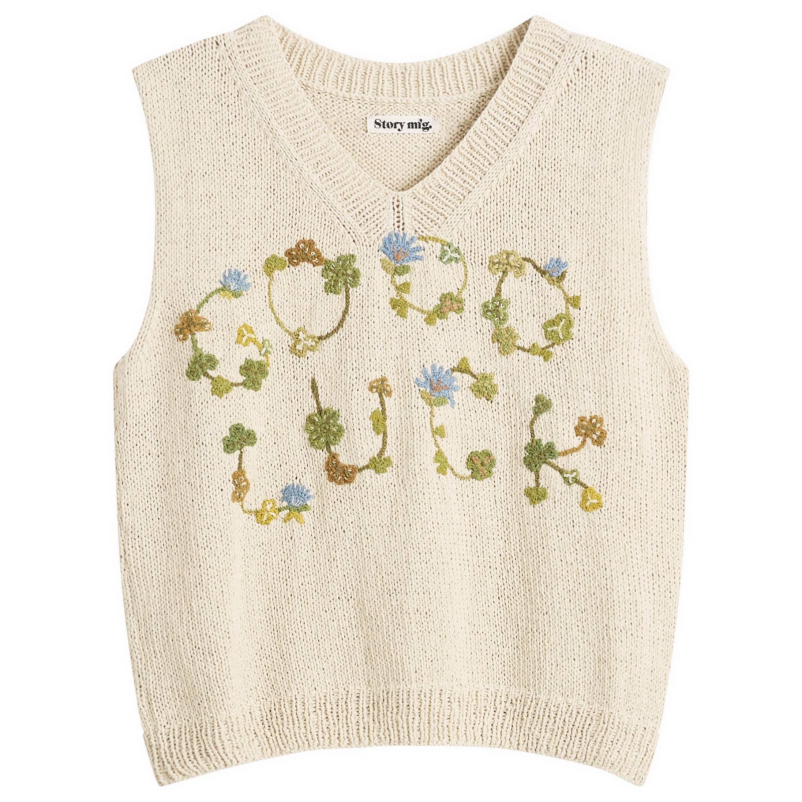 Story mfg. Hand Knit Party Vest