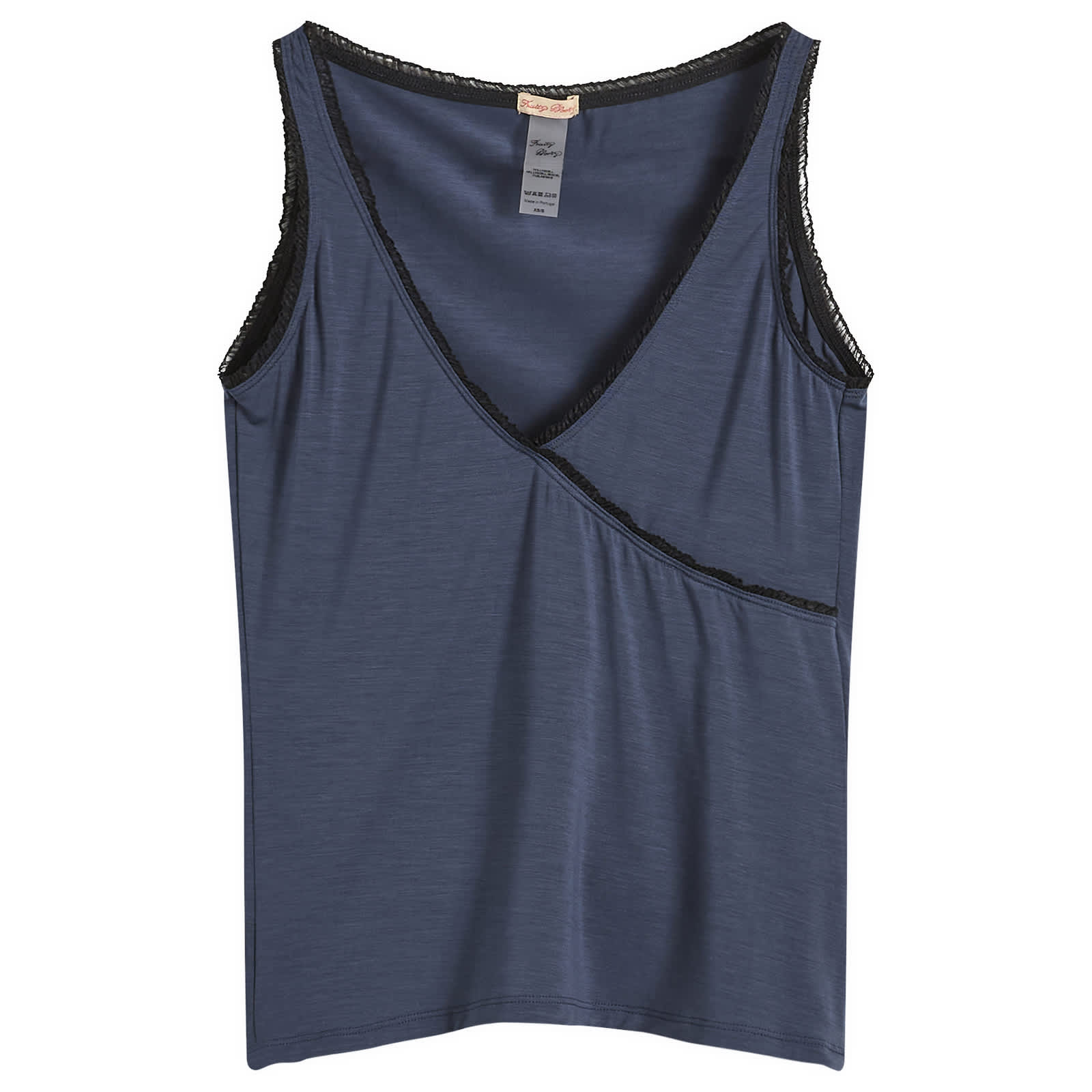Fruity Booty Frill Wrap Vest Top