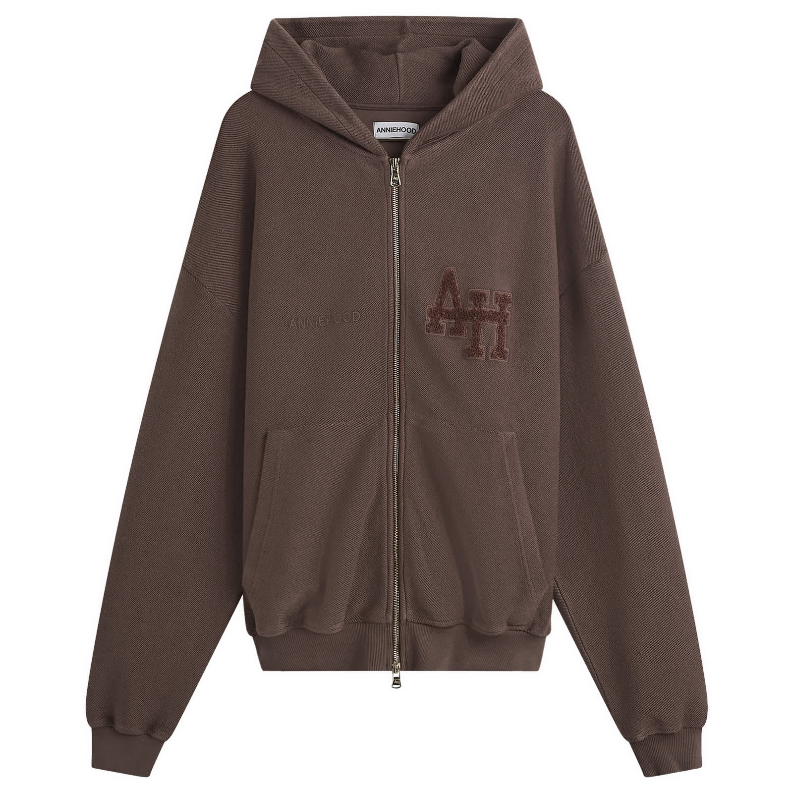 ANNIE HOOD Inside Out College Zip Hoodie