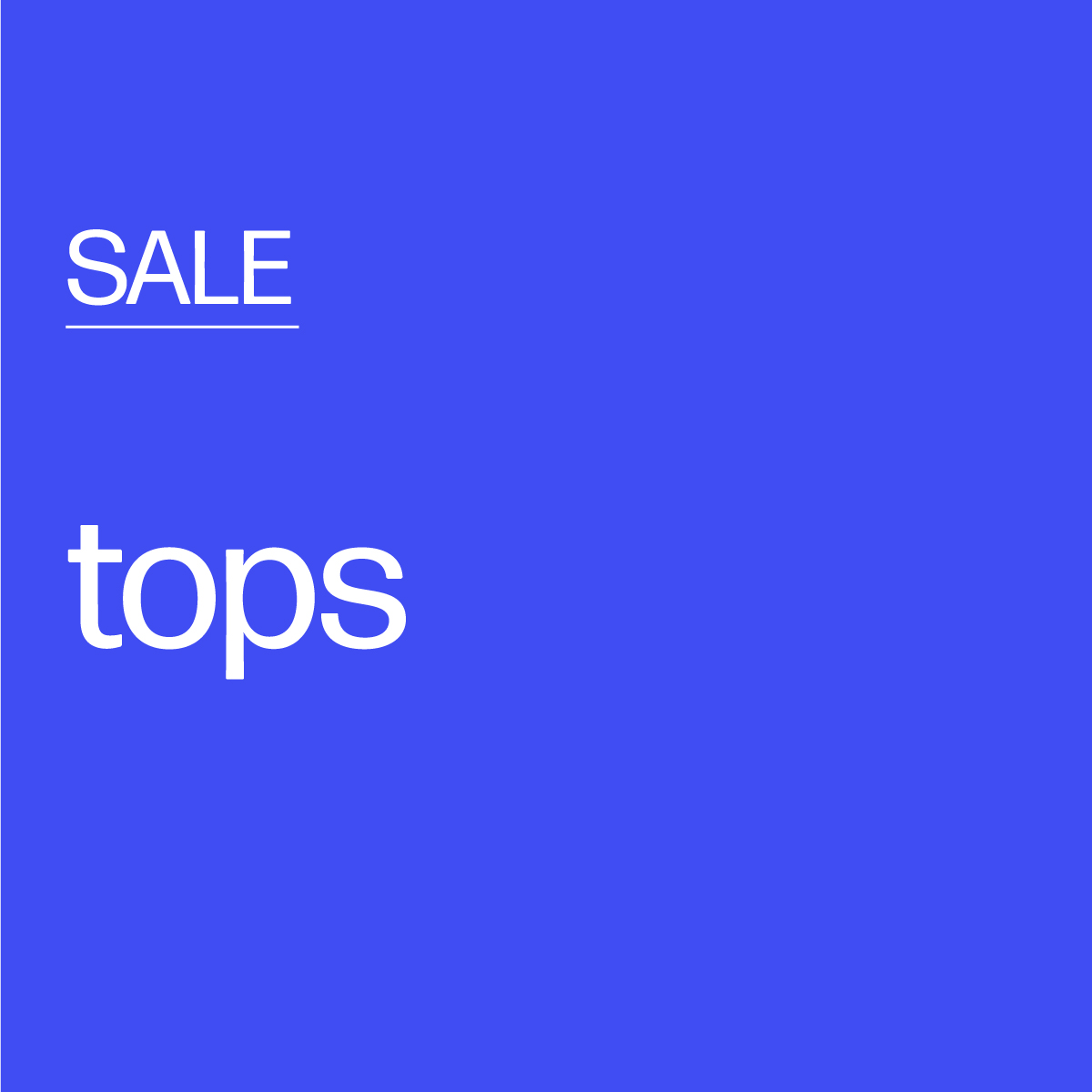 Sale Tops