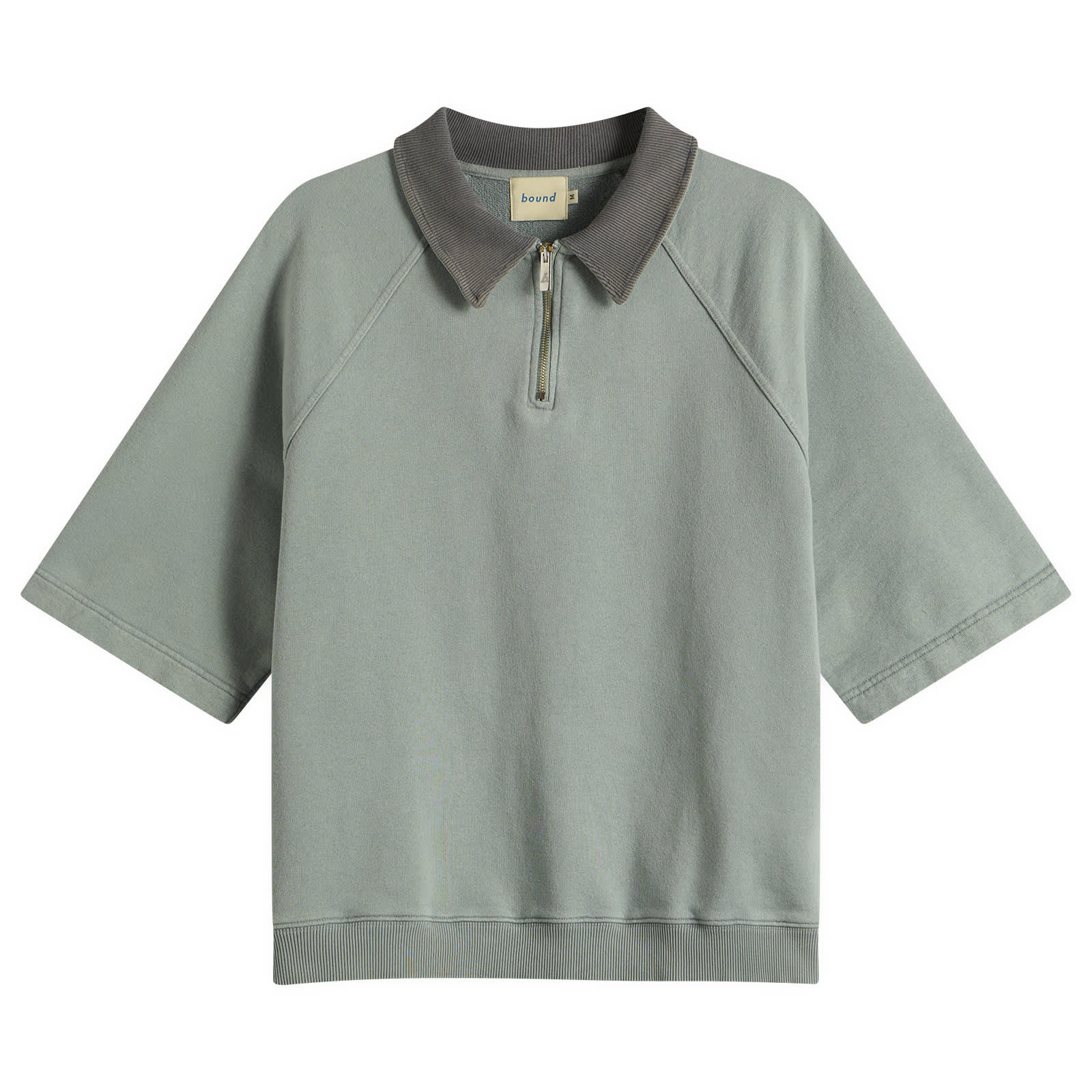 Bound Snow Wash Jersey Half Zip Polo