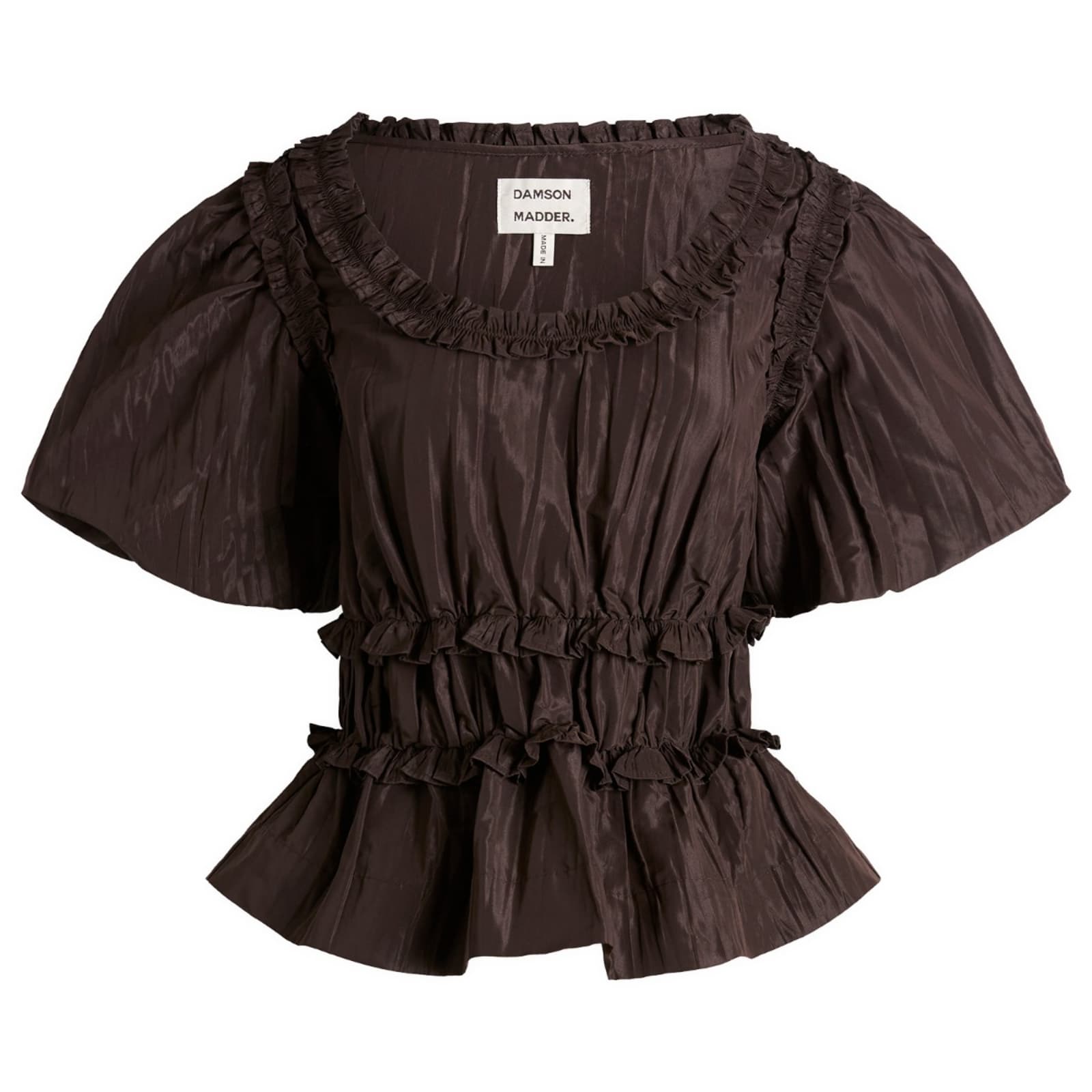 Damson Madder Everly Ruffle Blouse Presented By END.