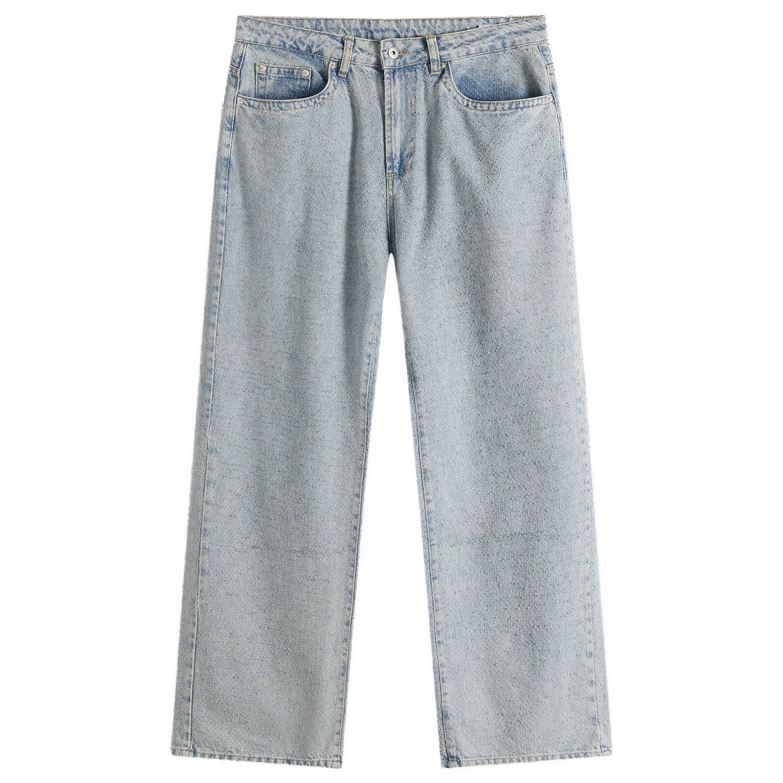MKI Twisted Weave Wide Leg Jeans