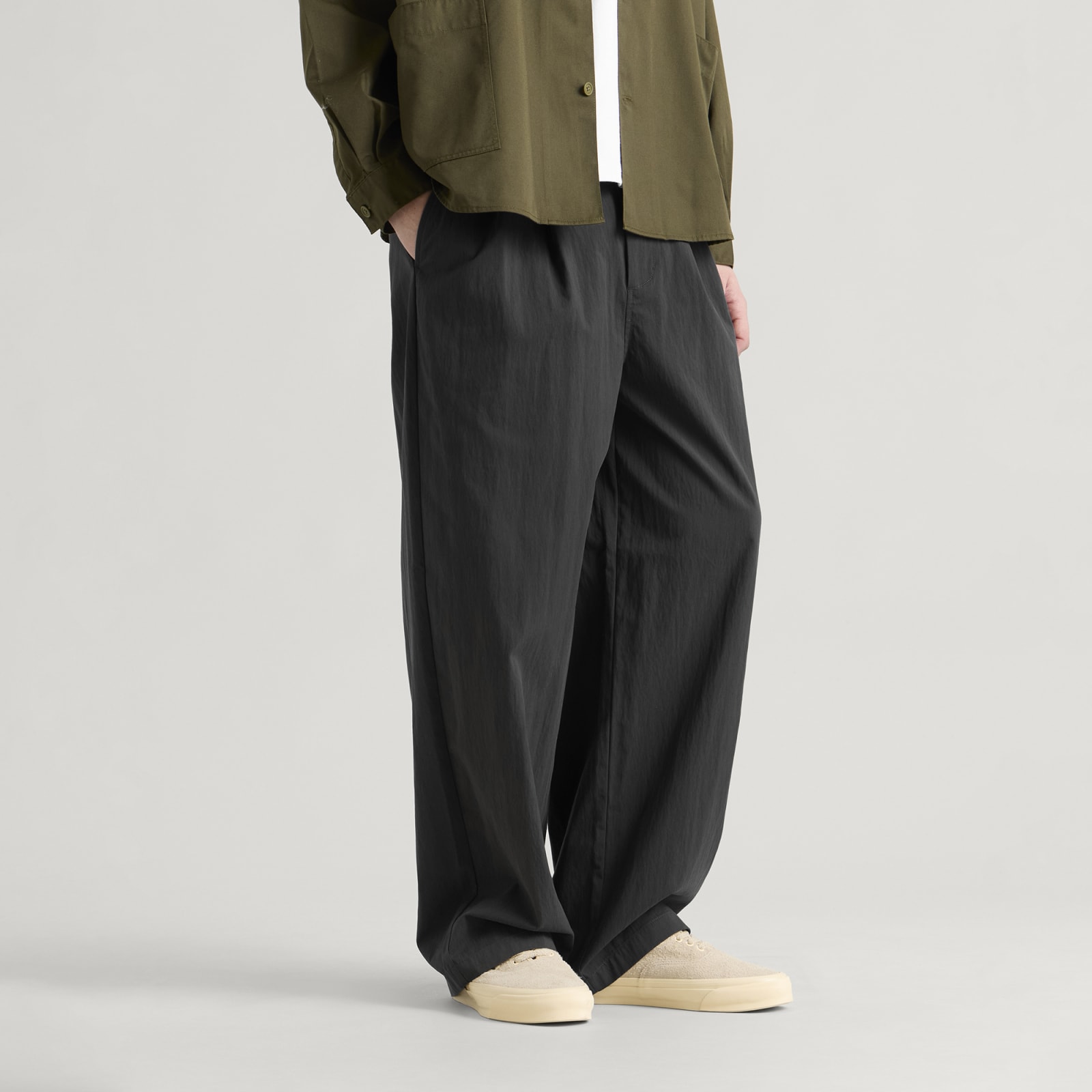 Danton Twill Pleated Trousers