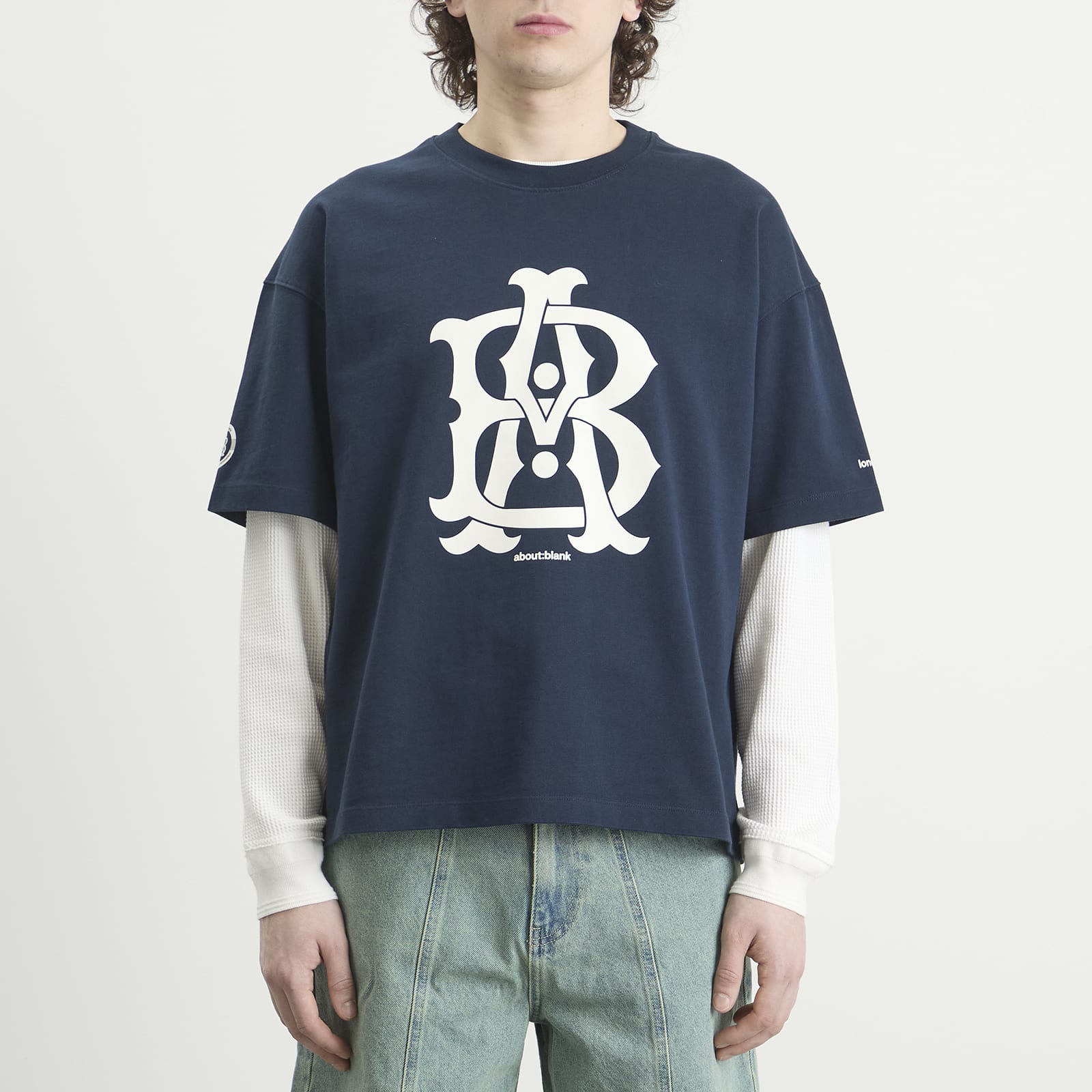 about:blank Varsity T-Shirt
