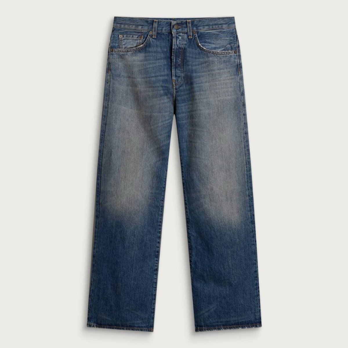 Acne Studios 2021F Mid Blue Bingo Jeans