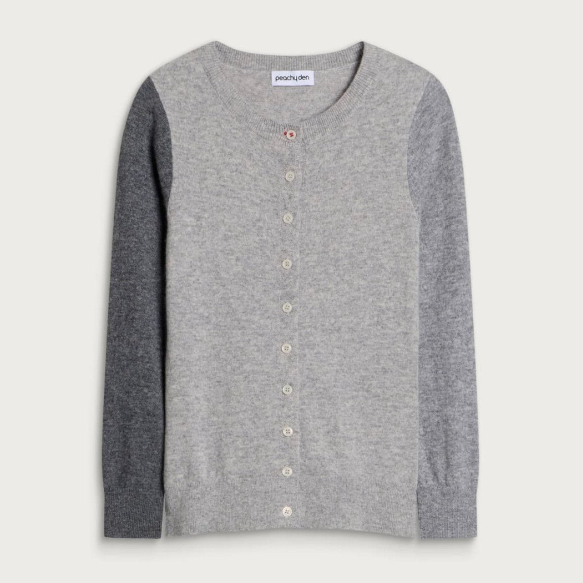 Peachy Den Colourblock Cardigan