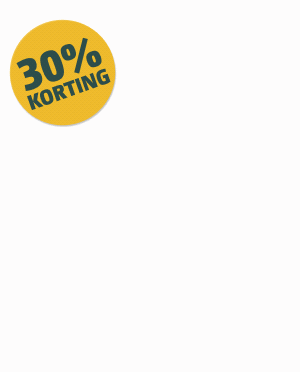 een gifje waarbij je verschillende soorten fleeces van Ayacucho ziet. In het beeld staat een gele bol met daarin 30 procent korting