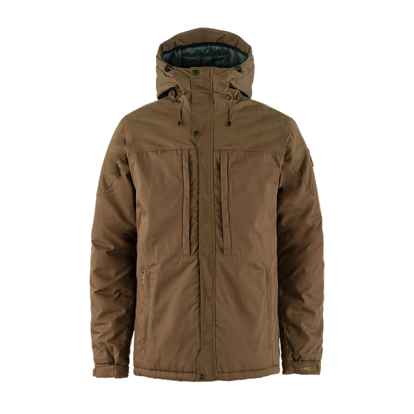 Bruine jas van Fjällräven. 