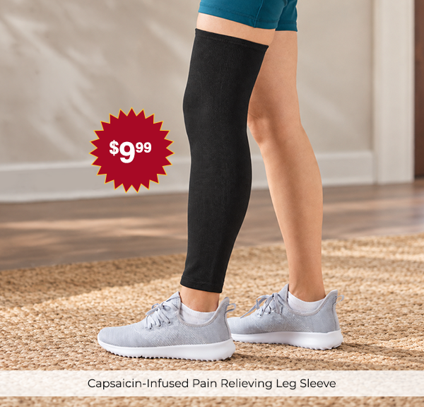 Capsaicin-Infused Pain Relieving Leg Sleeve 