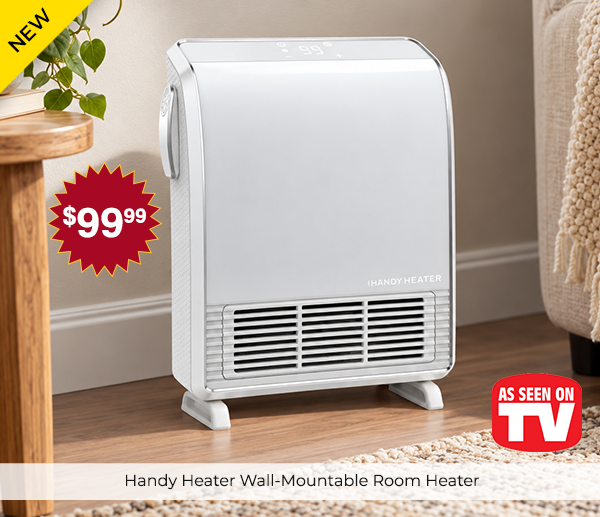Handy Heater Wall-Mountable Room Heater. $99.99 