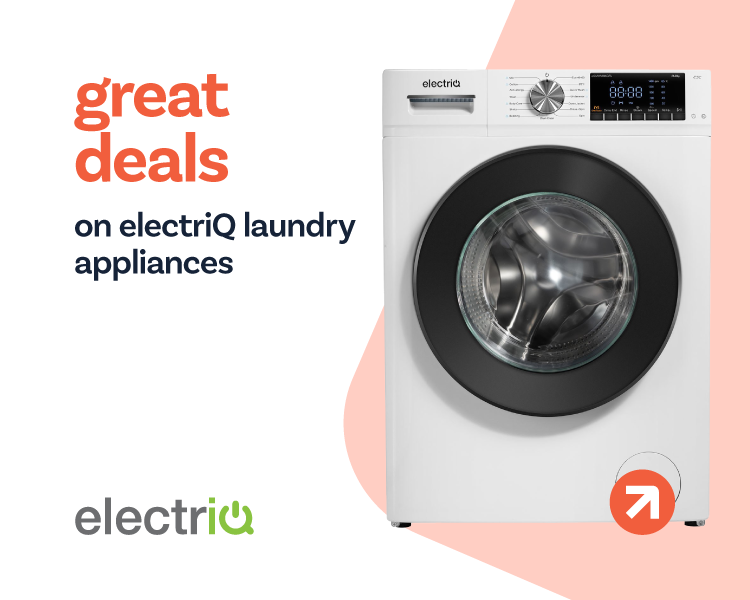 great deals on electriQ laundry appliances