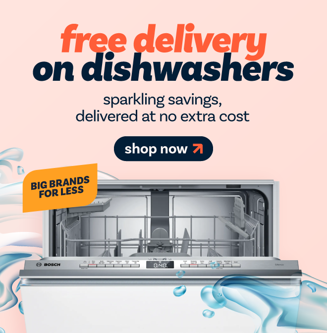 free delivery on dishwashers