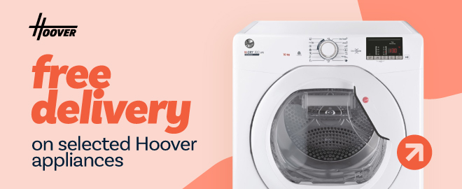 free delivery on selected Hoover appliances