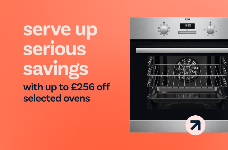 serve up serious savings with up to £256 off selected ovens