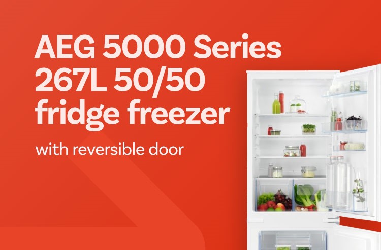 AEG 5000 Series 267 Litre 50/50 Integrated Fridge Freezer
