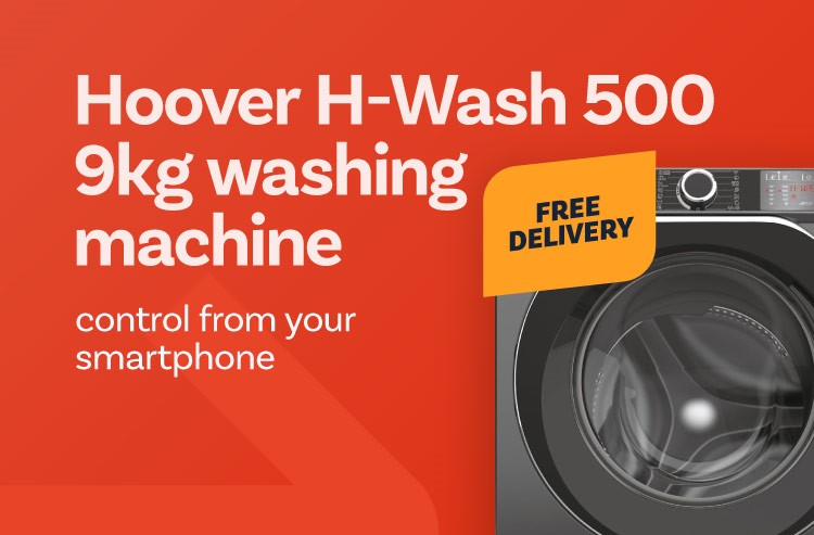 Hoover H-Wash 500 9kg 1400rpm Washing Machine - Graphite