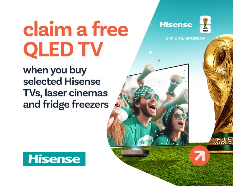 claim a free QLED TV with Hisense