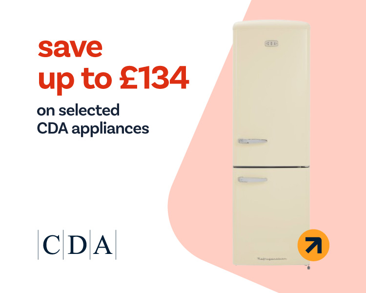 save up to £134 on selected CDA appliances