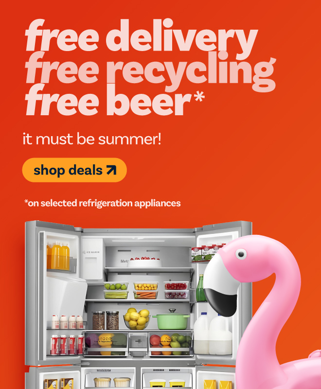 free delivery, free recycling, free beer