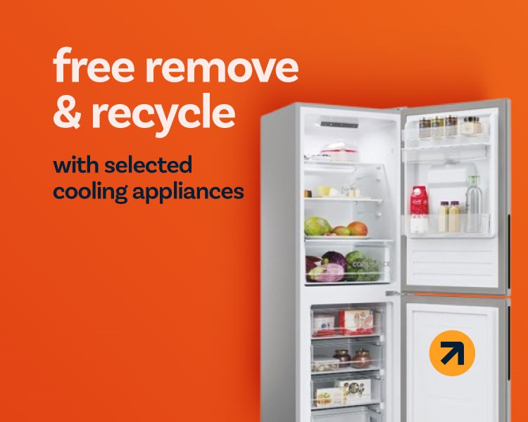 free remove & recycle with selected cooling appliances