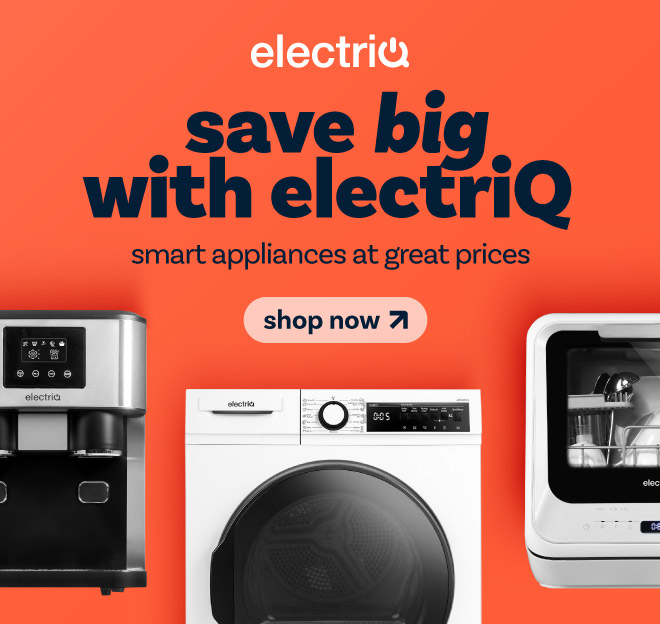 electriQ - big sale - up to 40% off our range of electriQ appliances
