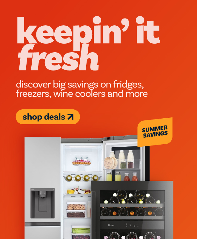 discover big savings on fridges, freezers, wine coolers and more