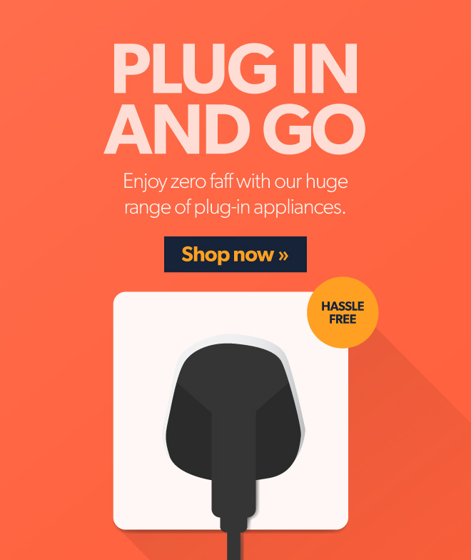 Plug in appliances 