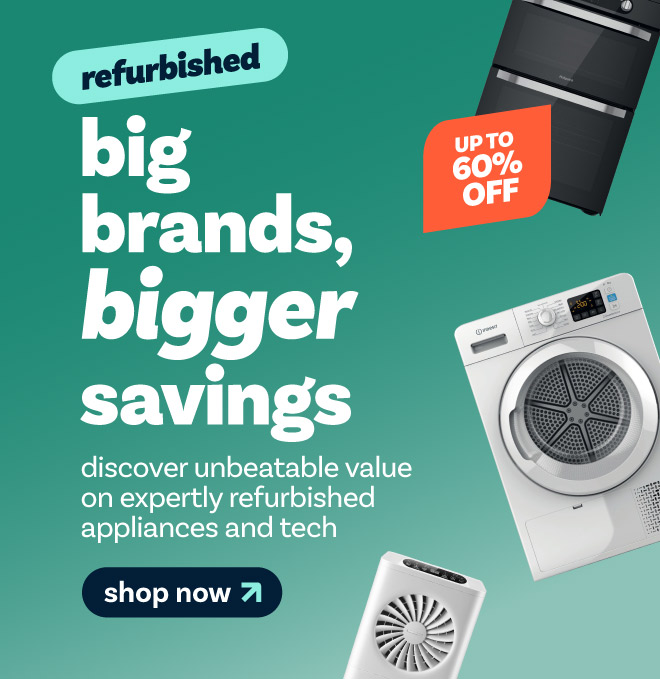 Refurbished. Big brands, bigger savings - up to 60% off. Shop now.