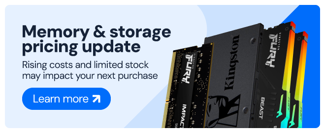 Memory & storage pricing update