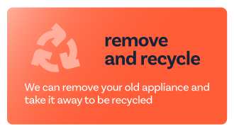 Remove and recycle your old appliance