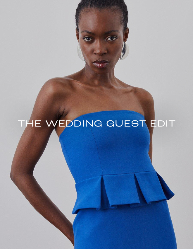 Bandeau wedding guest dress sales