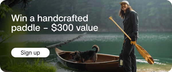 Win a handcrafted paddle - 300$ value