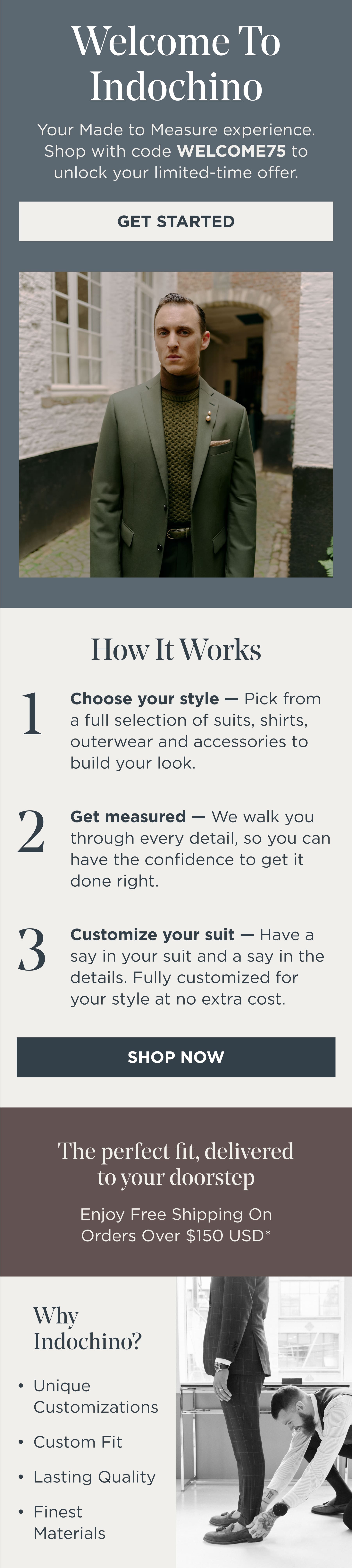 Welcome to Indochino