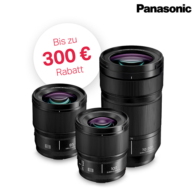Panasonic Lumix Objektiv-Aktion