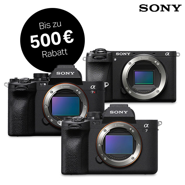 Kameras der Sony-Aktion