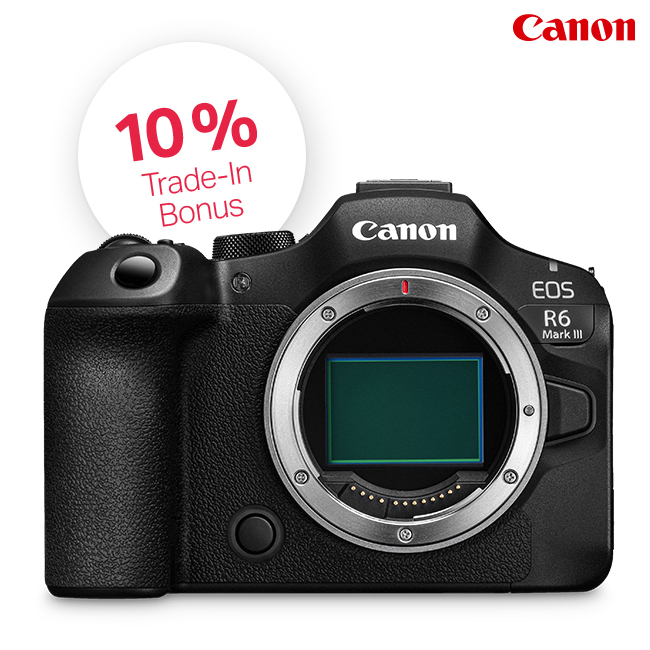 Canon EOS R6 Mark III Trade-In-Aktion