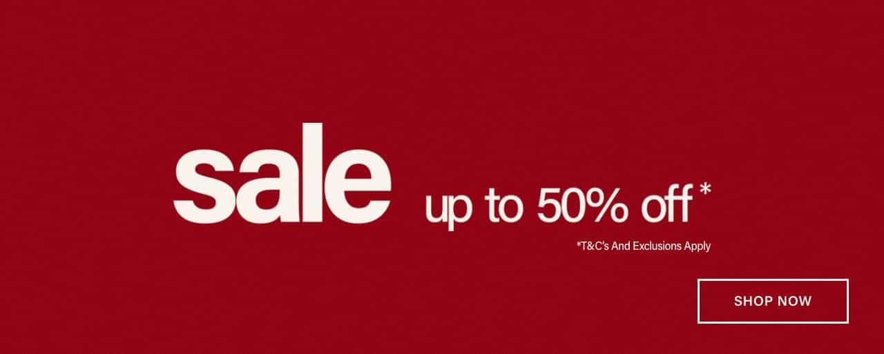 Sale - Up to 50% Off*