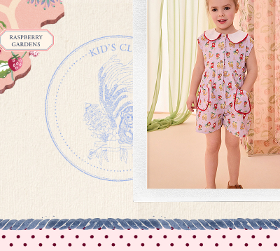 Cath Kidston Pink Strawberries Blouse And Trousers Set (3mths-8yrs)