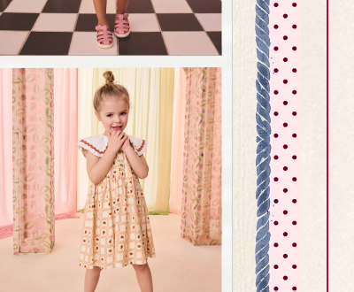 Yellow Cath Kidston Short Sleeve Collared Dress (3mths-7yrs)