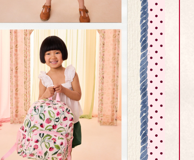 Cath Kidston Pink Classic Raspberry Print Large Backpack