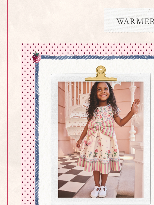 Cath Kidston Pink/Cream Stripe Scuba Bow Dress (3mths-7yrs)