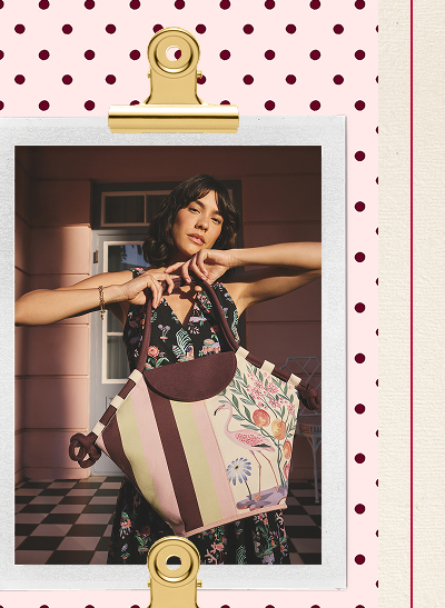 Cath Kidston Pink Knot Shoulder Bag