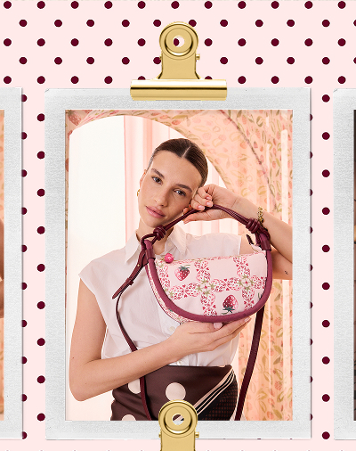 Cath Kidston Pink Knot Shoulder Cross-Body Bag